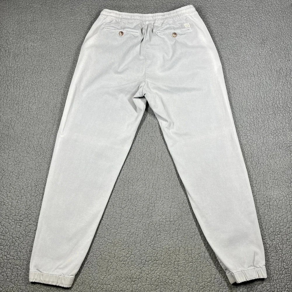 Marine Layer Saturday Joggers Mens Large Grey Athletic Fit Cotton Lyocell Pants